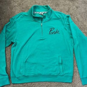 victoria’s secret pink quarter zip